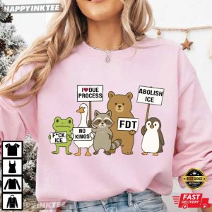 Defund ICE Animals Protest Ice Out Of LA Abolish Ice FDT T Shirt (3)