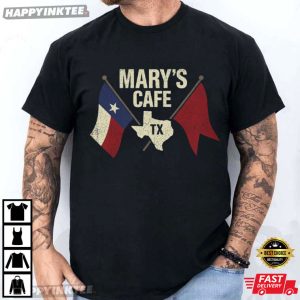 Mary's Cafe TX Logo TV Show Landman T Shirt (1)