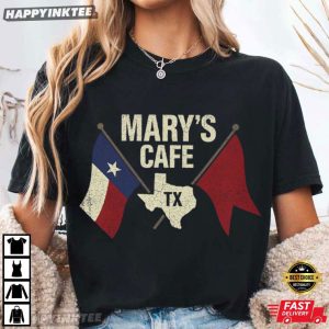 Mary's Cafe TX Logo TV Show Landman T Shirt (2)