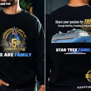Star Trek Family 5th Anniversary Royal Caribbean Cruise T Shirt (1)