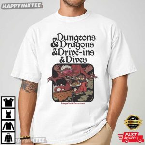 Dungeon Dragon Dive Ins And Dives Escape From Flavortown T Shirt (4)