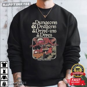 Dungeon Dragon Dive Ins And Dives Escape From Flavortown T Shirt (1)