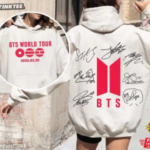 BTS 2026 World Tour Army Concert Gift Kpop Music T Shirt (2)