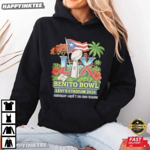 Benito Bowl Levi's Stadium 2026 Bad Bunny Football T Shirt (4)