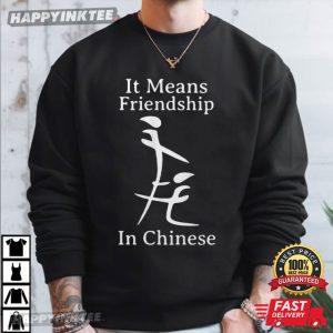 It Means Friendship In Chinese Funny Inappropriate Meme T Shirt (3)