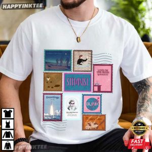 Love On The Brain Postage Stamp Ali Hazelwood T Shirt (1)