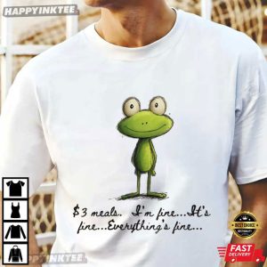 Frog Three Dollar Struggle Meal Anti Fascism Resist Protest T Shirt (2)