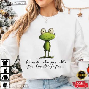 Frog Three Dollar Struggle Meal Anti Fascism Resist Protest T Shirt (3)