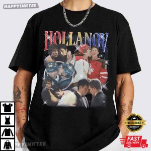 Hollanov Heated Rivalry Queer Hockey Romance Fans Bootleg T Shirt (1)