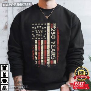 250th America Anniversary USA Flag Patriotic T Shirt (1)