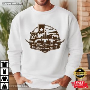 CTT Oil Exploration And Cattle Landman Graphic T Shirt (1)