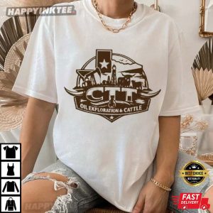 CTT Oil Exploration And Cattle Landman Graphic T Shirt (2)