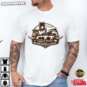 CTT Oil Exploration And Cattle Landman Graphic T Shirt (4)