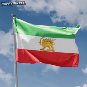 Historical Flag of State of Iran Flag