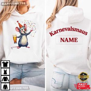 Mouse Iron On Carnival Costume Mardi Gras 2026 Custom Name T Shirt (1)