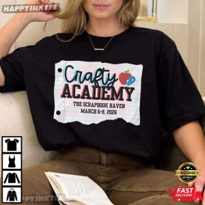 Crafty Academy The Scrapbook Haven Retreat T Shirt (1)