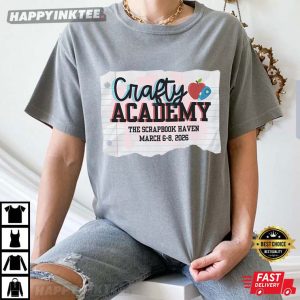 Crafty Academy The Scrapbook Haven Retreat T Shirt (2)