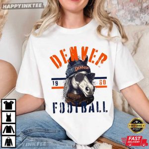 Denver Broncos Vintage Football Gift T Shirt (2)