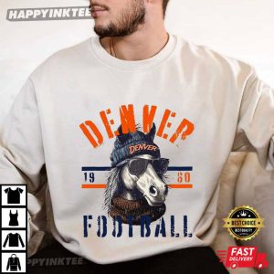 Denver Broncos Vintage Football Gift T Shirt (3)