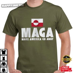 Make America Go Away MAGA Anti Trump Greenland Flag Political T Shirt (2)