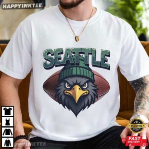 Seattle Football Mascot Seattle Seahawks Football Fan Gift T-Shirt
