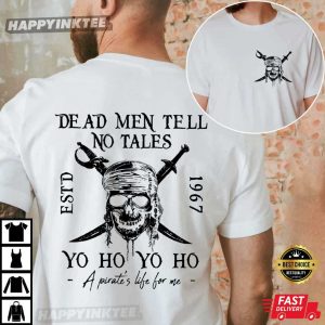 Pirates Of The Caribbean Dead Men Tell No Tales Vintage T Shirt (1)