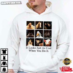 It Looks Just As Cool When You Do It Animals Smoking Cigarettes T Shirt (4)