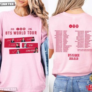 BTS World Tour BTS Is Back 2026 Gift For Army Music T Shirt (1)