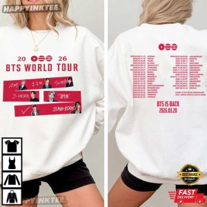 BTS World Tour BTS Is Back 2026 Gift For Army Music T Shirt (2)