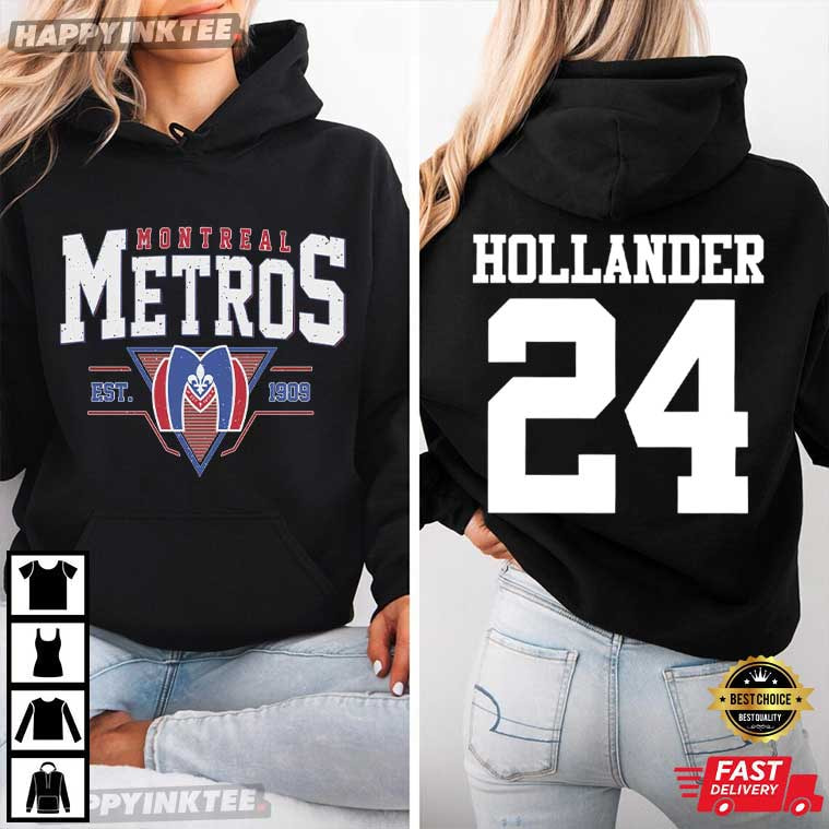 Shane Hollander 24 Montreal Metros Heated Rivalry Hockey T-Shirt Shane Hollander 24 Montreal Metros Heated Rivalry Hockey T-Shirt