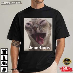 Jemotions Funny Cat Meme T-Shirt