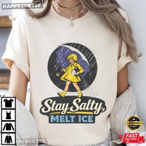Stay Salty Melt Ice Abolish ICE T Shirt (1)