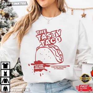 Tasty Taco Funny Lesbian T Shirt (4)