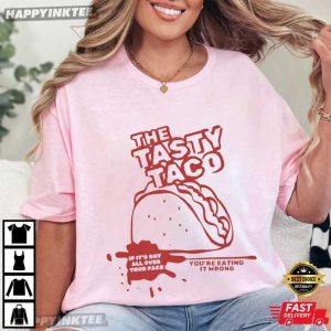 Tasty Taco Funny Lesbian T Shirt (3)