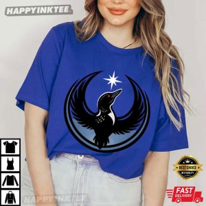 Minnesota Rebel Alliance Loon Star Emblem Political T Shirt (2)