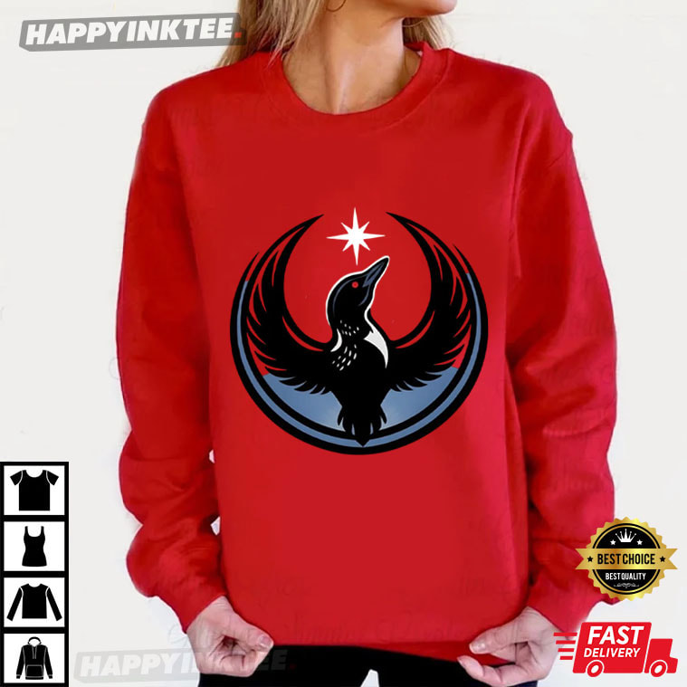 Minnesota Rebel Alliance Loon Star Emblem Political T-Shirt Minnesota Rebel Alliance Loon Star Emblem Political T-Shirt
