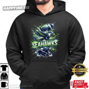 Seattle Seahawks Football Helmet Game Day Sports T Shirt (4)