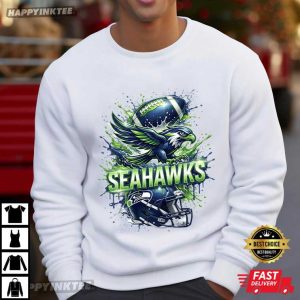 Seattle Seahawks Football Helmet Game Day Sports T Shirt (3)