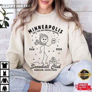 Minneapolis Snowball Club Prevent Fascism Protest T Shirt (3)