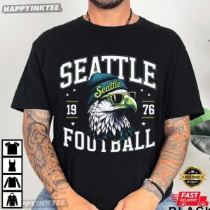 Seattle Seahawks Football Mascot Est 1976 Retro T-Shirt