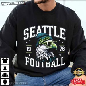 Seattle Seahawks Football Mascot Est 1976 Retro T Shirt (3)
