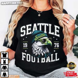 Seattle Seahawks Football Mascot Est 1976 Retro T Shirt (4)