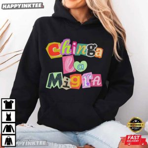 Chinga La Migra Abolish Ice Liberal Magazine Letters Anti ICE T Shirt (4)