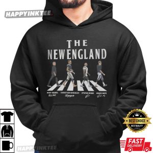 The New England Walking Road Signatures Gift for Fan Football T Shirt (3)