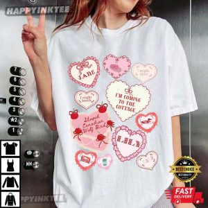 Heated Rivalry Valentine's Day Conversation Hearts T Shirt (2)