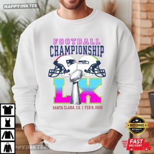 Super Bowl LIX New England vs Seattle Football Championship T Shirt (1)