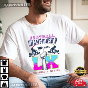 Super Bowl LIX New England vs Seattle Football Championship T Shirt (2)