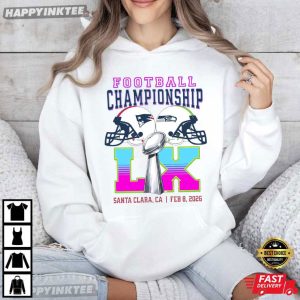 Super Bowl LIX New England vs Seattle Football Championship T Shirt (3)
