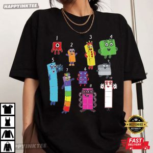 World Maths Numberblock Number Day 2026 Education T Shirt (2)