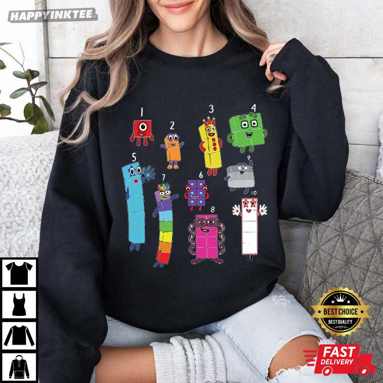 World Maths Numberblock Number Day 2026 Education T-Shirt World Maths Numberblock Number Day 2026 Education T-Shirt